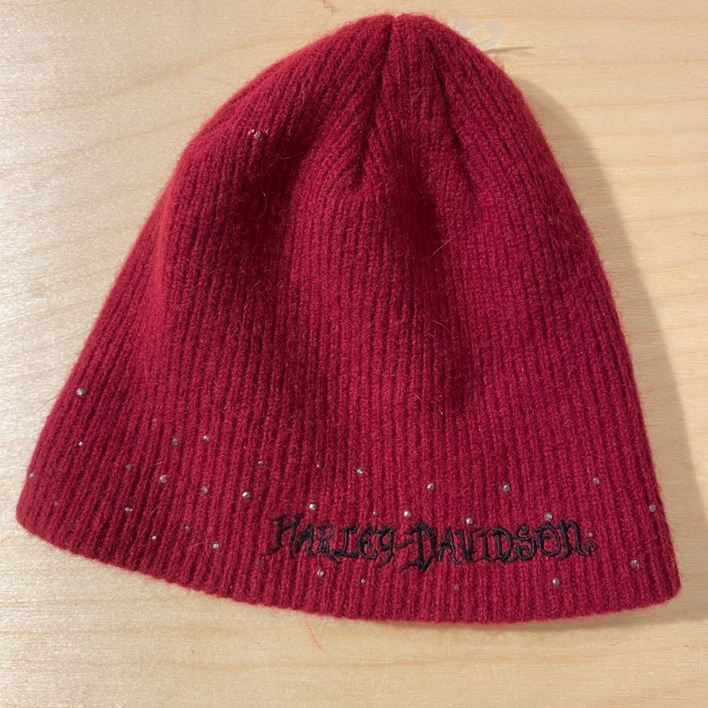 Harley-Davidson Kids Red Beanie (LY)
